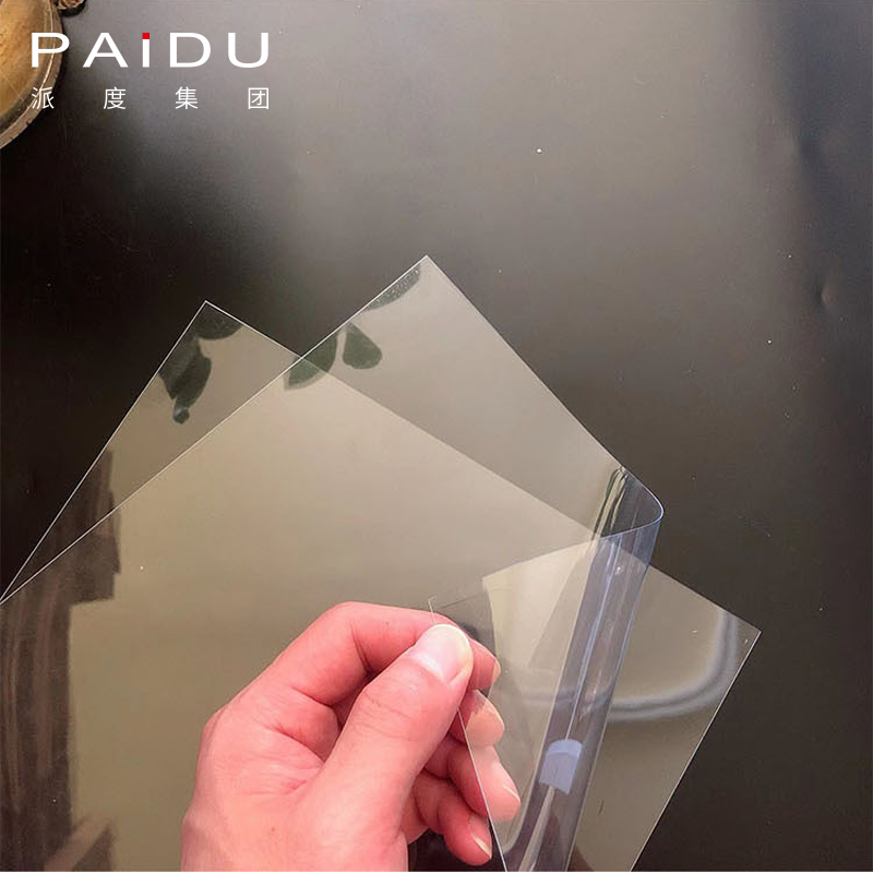Paidu Group NIce service high quality 70 micron transparent crystal super clear soft pvc film for mattress packing