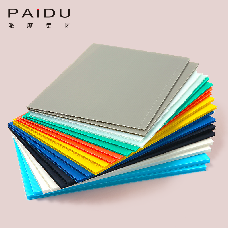 Paidu Group Factory Corrugated Board Plastic PP Hollow Sheet