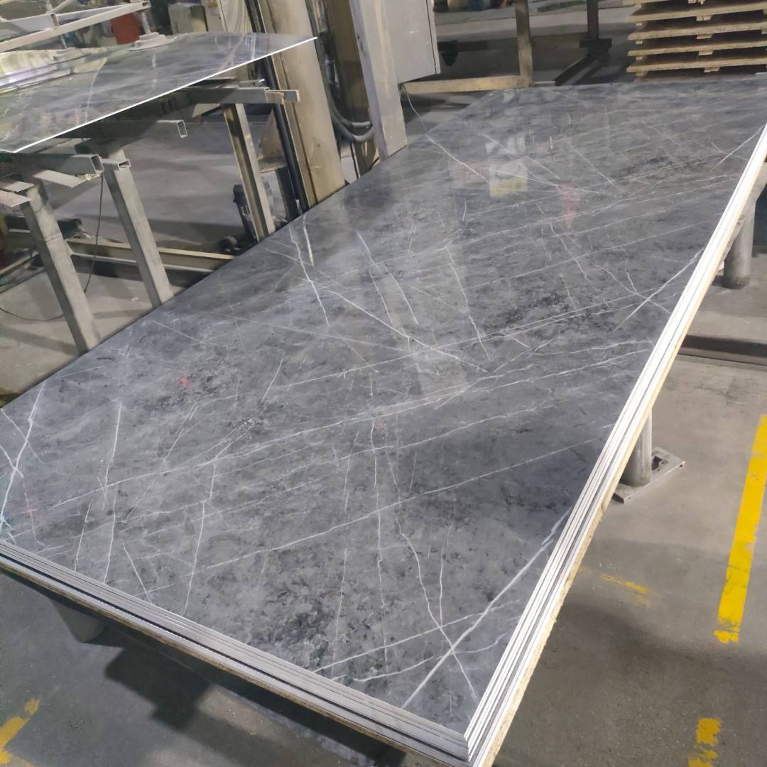 Excellent Quality 1220x2440mm Decorative Marble Plastic Sheet Uv Pvc Marble Sheet Manufacturer-Paidu Supplier