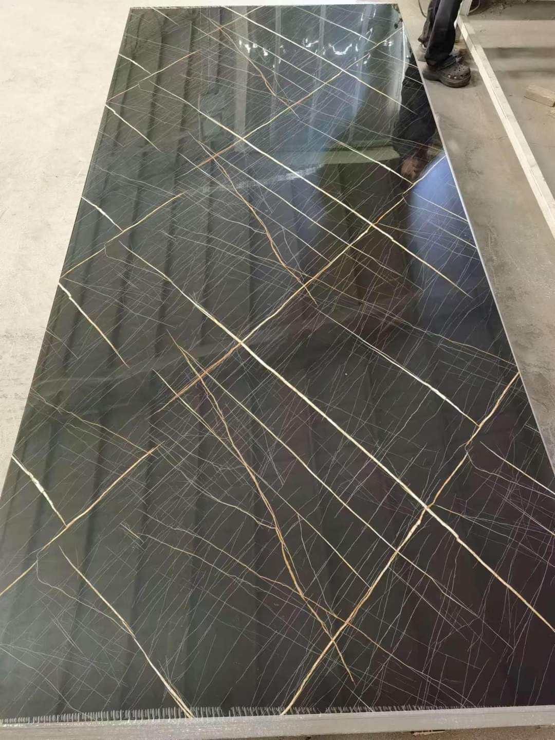 High Glossy Flexible Wall Decoration Board Interior Decorative PVC UV Marble Sheet Board Plastic Sheets Manufacturer-Paidu Supplier